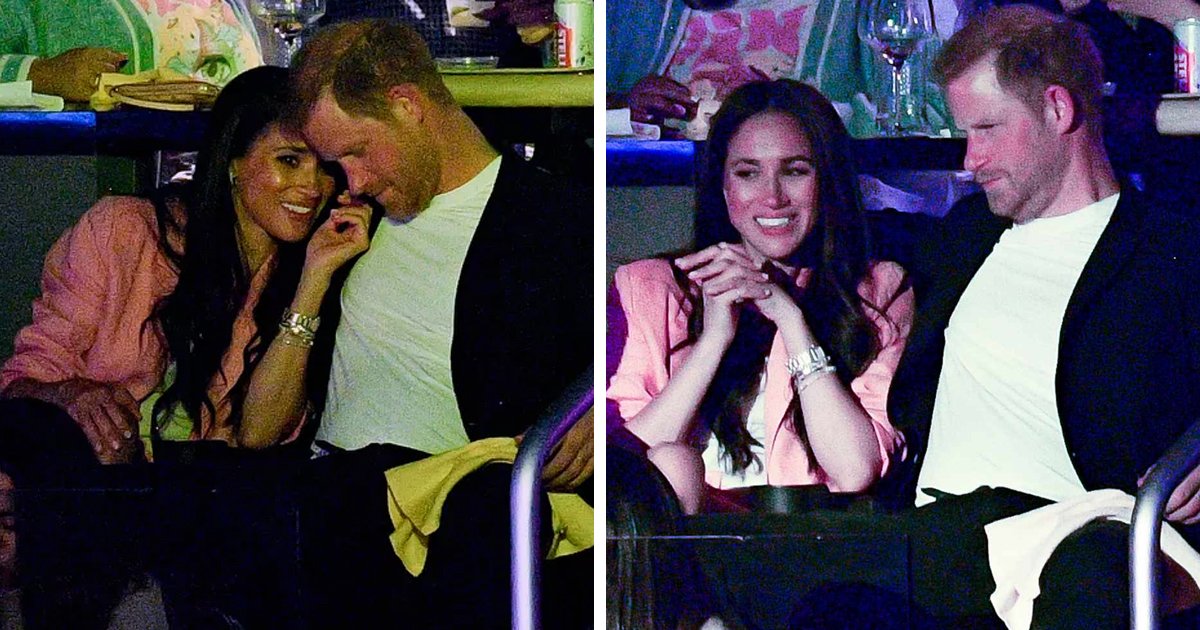 d134 1.jpg?resize=412,275 - Prince Harry And Meghan Markle CRITICIZED For 'Too Much PDA' At LA Lakers Basketball Game