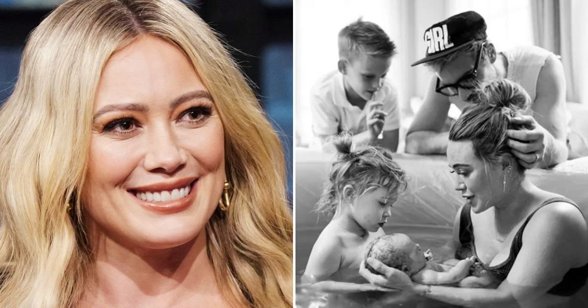 duff4.jpg?resize=412,275 - JUST IN: Hilary Duff, 35, Reveals Why She Wanted Her 9-Year-Old Son To Watch Her Give Birth At Home