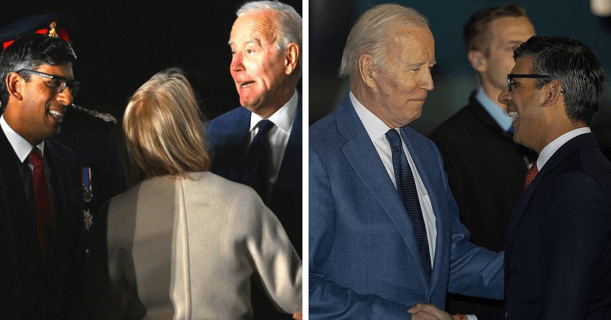 t1 13.png?resize=1200,630 - BREAKING: President Biden Blasted For 'Pushing' UK Prime Minister Aside While Giving Female Diplomat Warm Welcome On British Soil