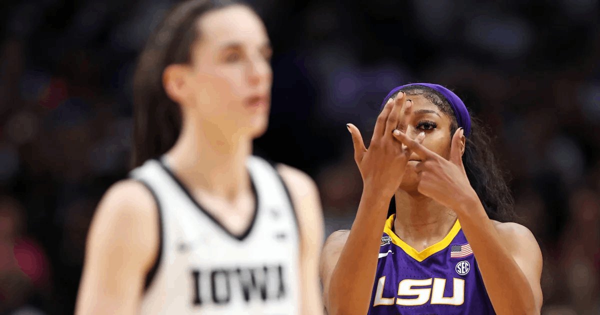 t1 6.png?resize=412,232 - BREAKING: LSU Star Angel Reese Defends Her 'Gesture' Aimed At Fellow Player Caitlin Clark During NCAA Women's Championship