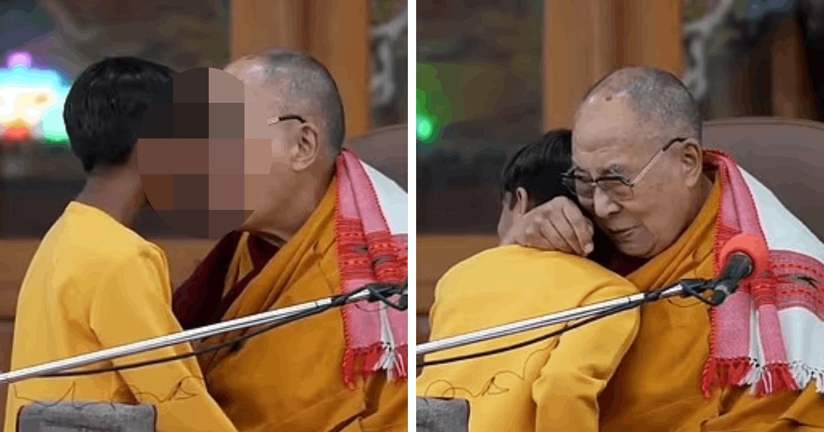 t2 11.png?resize=1200,630 - BREAKING: Dalai Lama APOLOGIZES After Kissing Boy 'On The Lips' & Asking Him To 'Suck His Tongue'