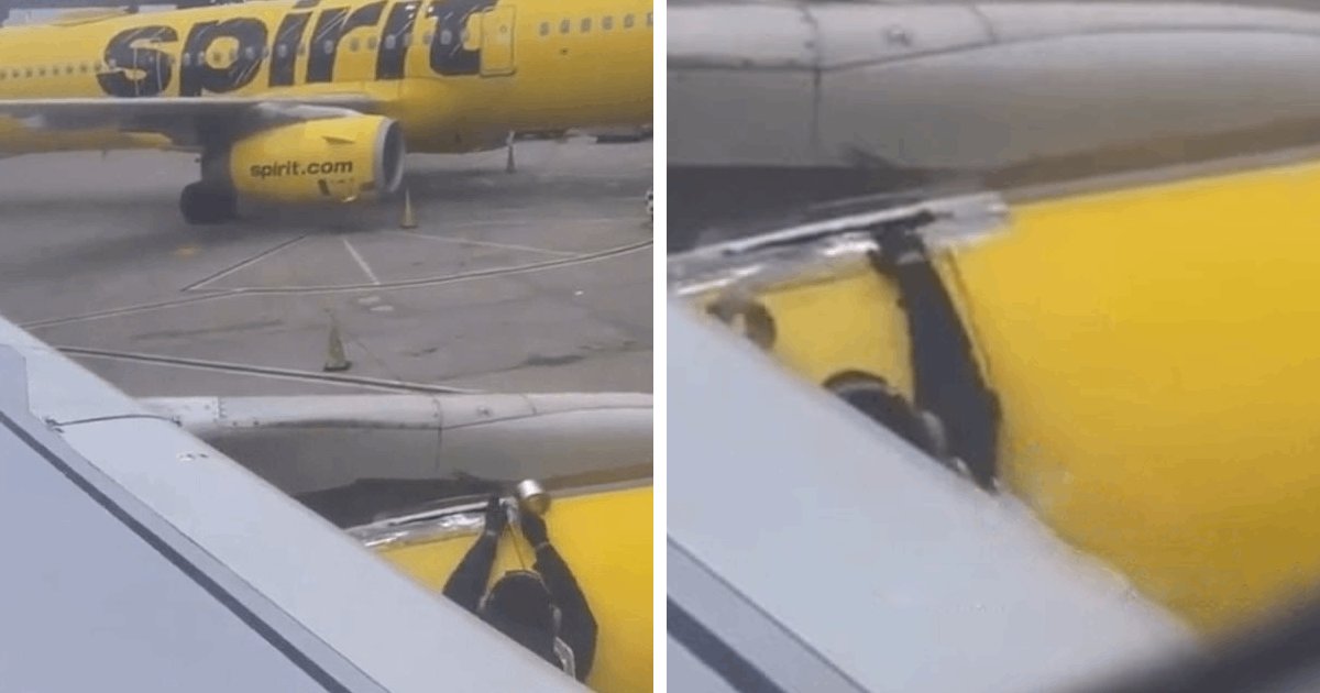 t3 27.png?resize=412,275 - BREAKING: Top Airlines Passenger Goes Viral After Filming Employee Putting TAPE On Airplane's Wing Before Take-Off