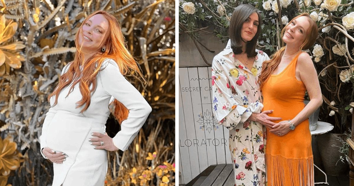 t4 28.png?resize=1200,630 - EXCLUSIVE: Lindsay Lohan Displays Beautiful Glow As She Flaunts Her Pregnancy Bump At Baby Shower