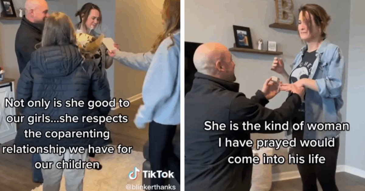 t7 11.png?resize=1200,630 - EXCLUSIVE: Woman Who Filmed Her Ex-Husband Proposing To His Girlfriend APPLAUDED For Heartwarming Gesture