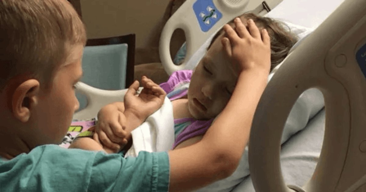 t7 13.png?resize=1200,630 - Six-Year-Old Brother Hailed For Capturing Final Moments Of His Dying Sister As Viewers Break Into Tears After Seeing Him Comfort Her