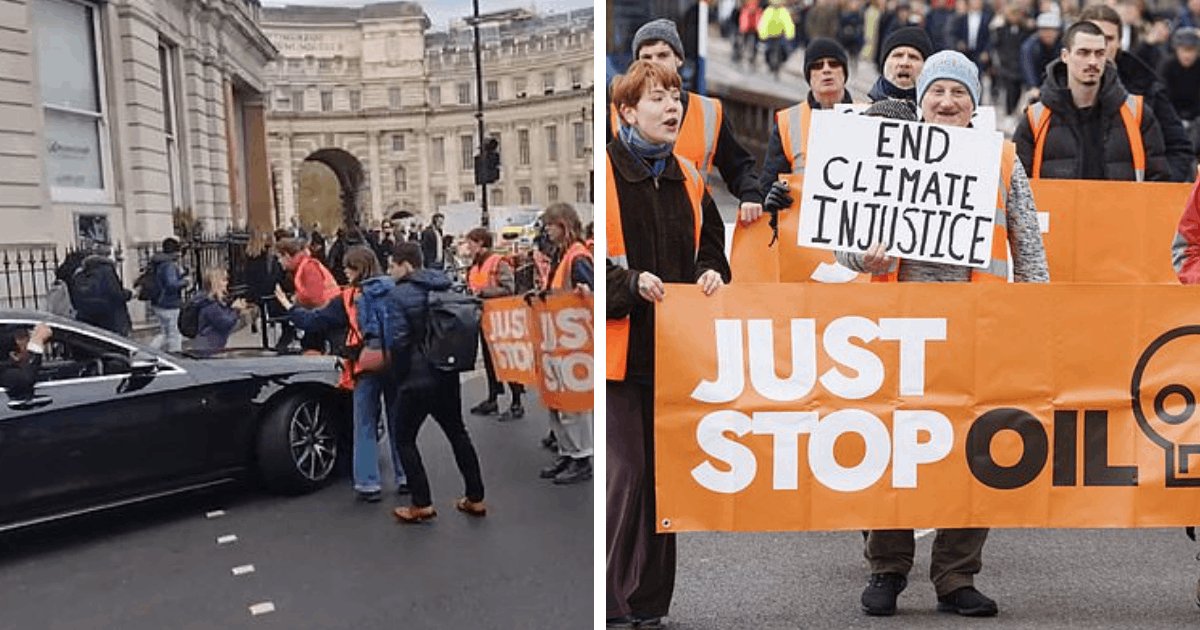 t7 15.png?resize=412,275 - 'Just Stop Oil' Activists Wreak Havoc As They BLOCK All Major Roads And Bring Citizens' Lives To A Standstill