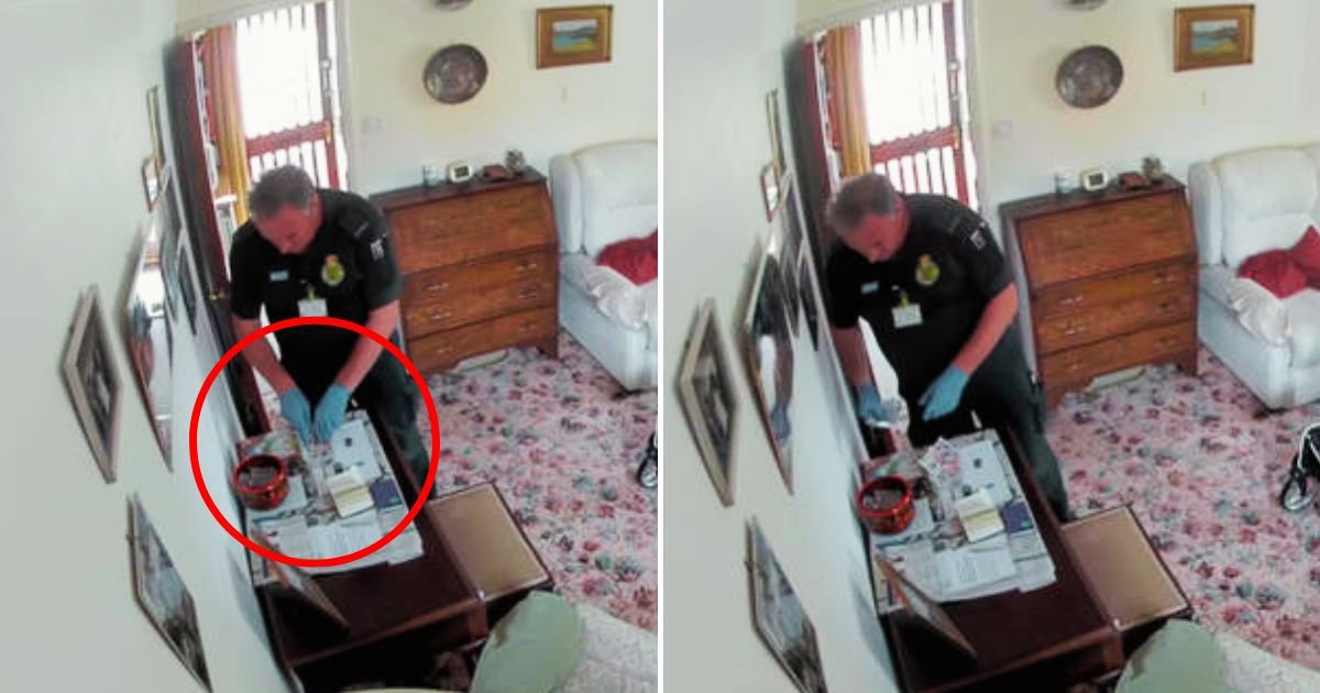 titley4.jpg?resize=1200,630 - JUST IN: Paramedic Caught On Camera STEALING From A 94-Year-Old Woman Only Moments After She Passed Away