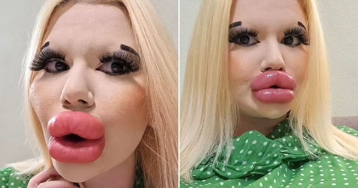 untitled design 2023 04 06t095638 895.jpg?resize=412,232 - Woman With The World's Biggest Lips Says Men Want To Take Her On Dates And Pay For Her Trips