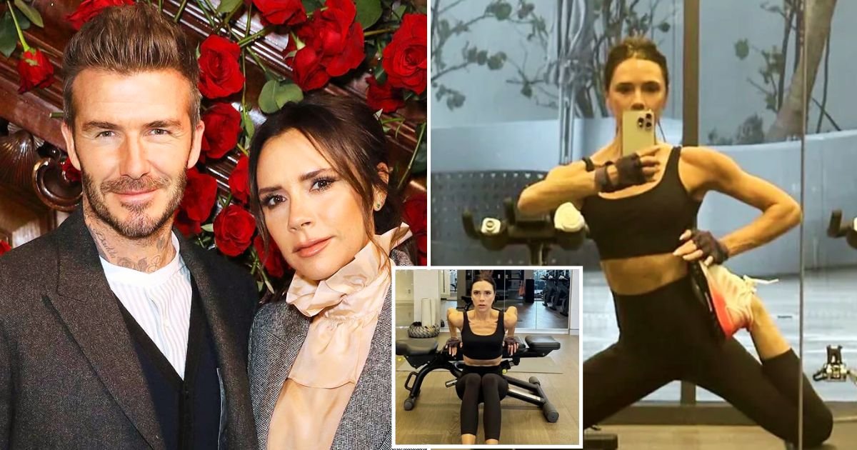 victoria4.jpg?fit=1024%2C538&ssl=1&strip=all - JUST IN: People Spotted A 'Naked' David Beckham In The Background Of Victoria Beckham's Gym Photo