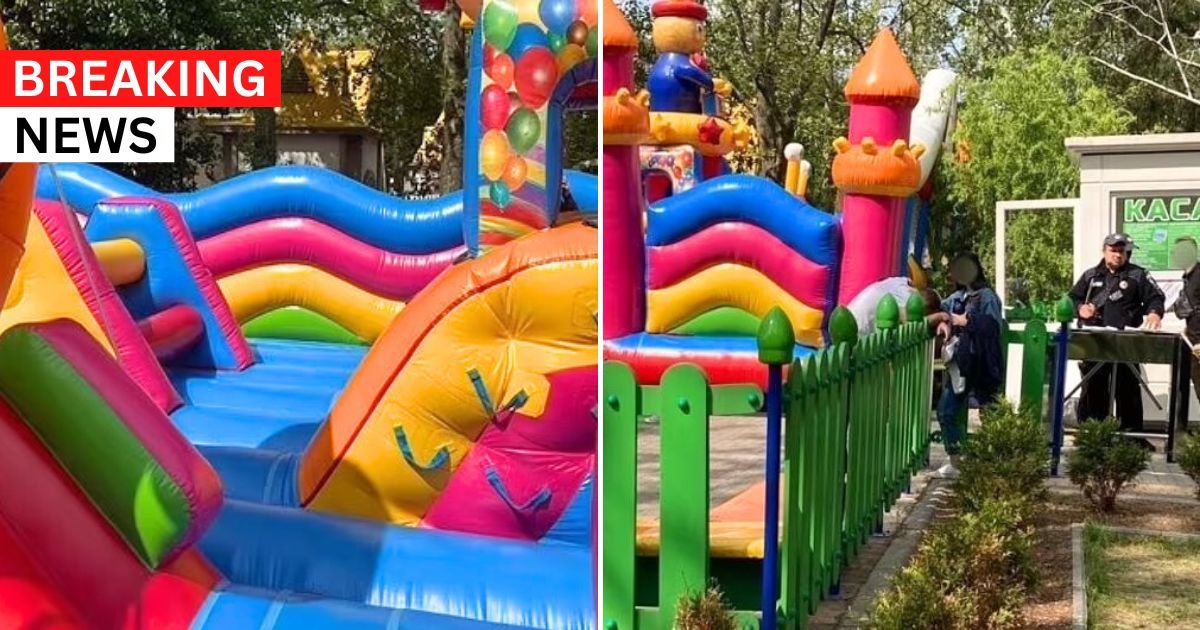 breaking 13.jpg?resize=1200,630 - BREAKING: 4-Year-Old Girl Dies In Horror Accident On Bouncy Castle After Three Employees Got Distracted By Their Phones