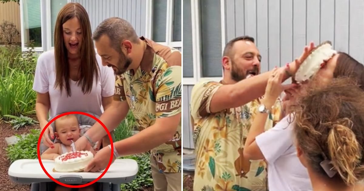 cake4.jpg?resize=1200,630 - 'That's Immediate Divorce!' Wife Urged To Run For The Hills After Husband's Behavior At Son's First Birthday Party