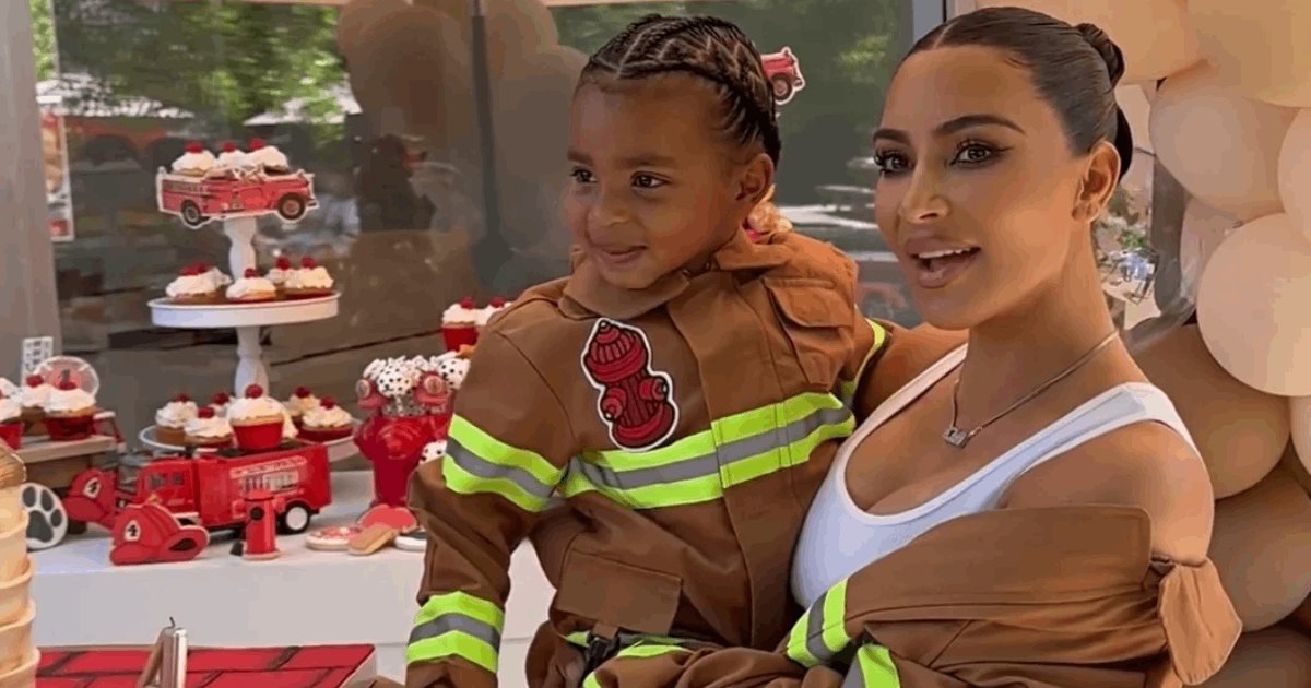d1 1.png?resize=1200,630 - EXCLUSIVE: Kim Kardashian Blasted For Dressing Up As 'Firefighter' For 4-Year-Old Son's Themed Birthday Event