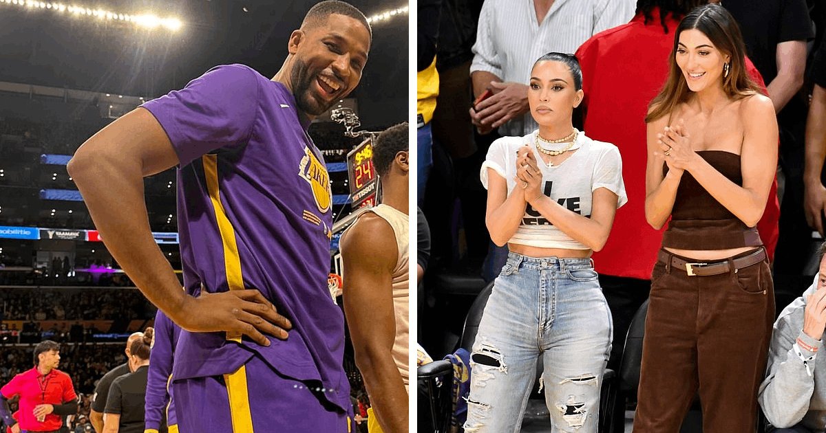 d1 4.png?resize=412,275 - EXCLUSIVE: Kim Kardashian BLASTED For Supporting Tristan Thompson With Mom Kris At LA Lakers Game