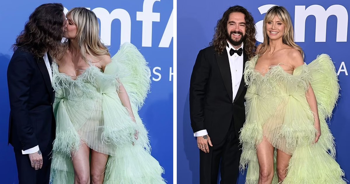 d132 2.jpg?resize=412,275 - EXCLUSIVE: Awkwardness At Peak For Supermodel Heidi Klum Who Suffers Wardrobe Malfunction While Packing On PDA With Her Husband At Cannes