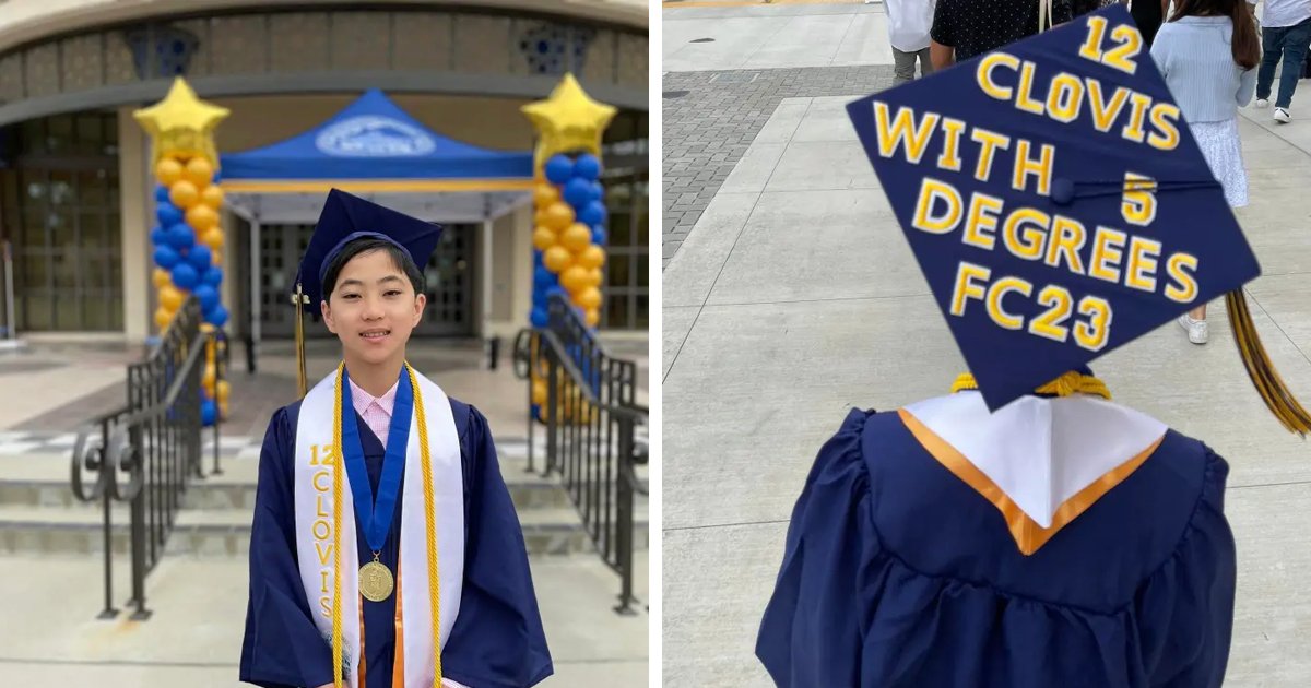 d137 2.jpg?resize=412,275 - BREAKING: California Boy Becomes YOUNGEST Person To Graduate From College With FIVE DEGREES