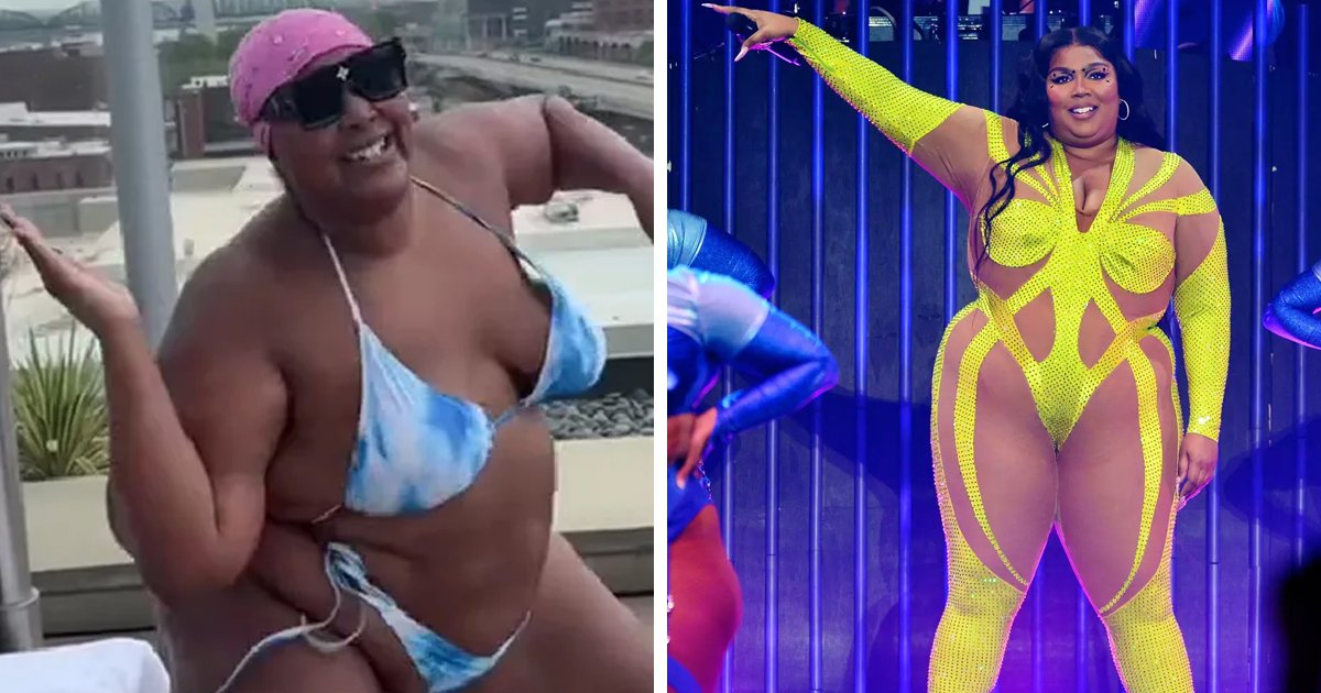 d167 1.jpg?resize=1200,630 - Lizzo's Bikini Game Goes Strong As Celeb Seen Dancing On Leading Hotel's Balcony In Barely There Swimwear