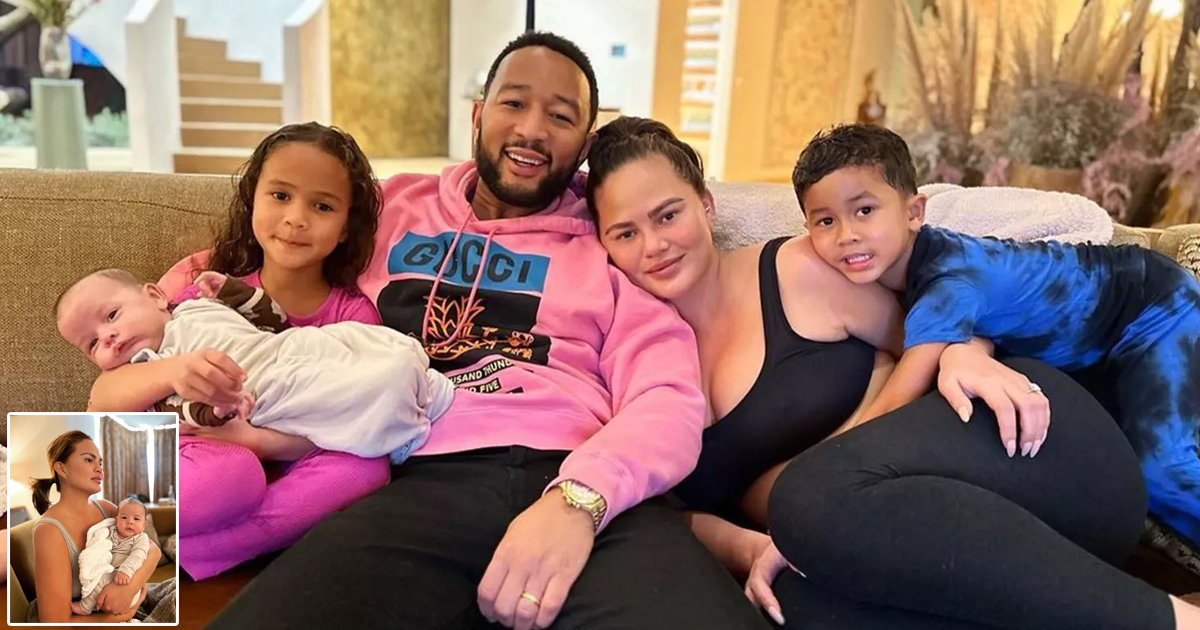 d27 1.jpg?resize=412,275 - JUST IN: Chrissy Teigen Melts Hearts As She Shares Adorable Pictures Of Her Three Little Kids With John Legend