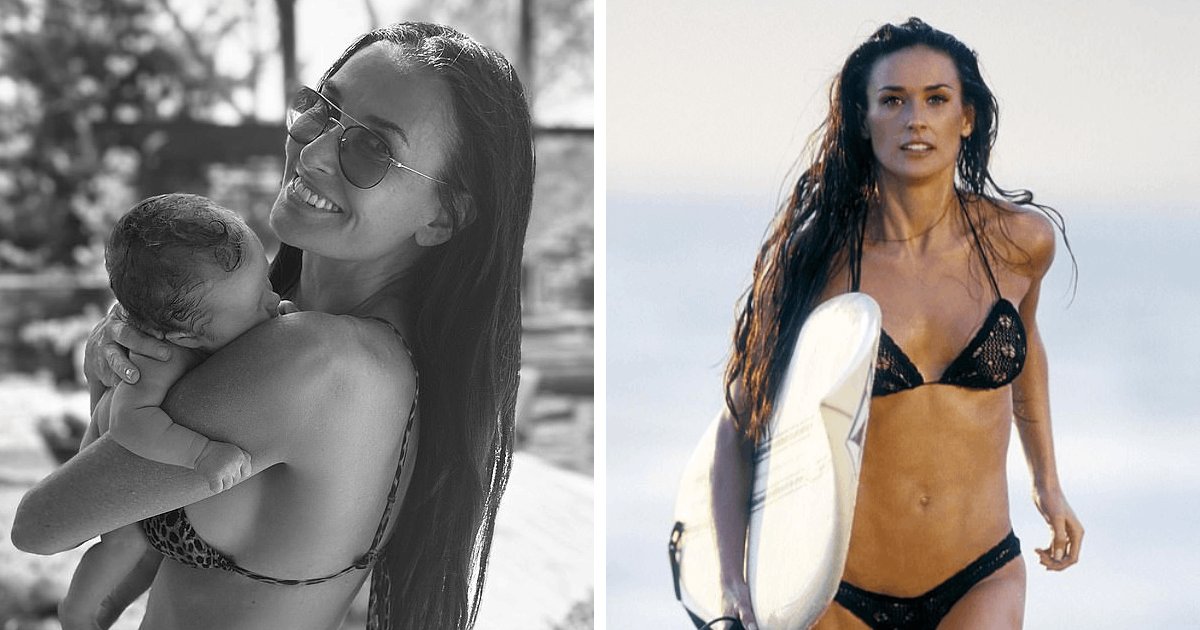 d3 6 1.png?resize=1200,630 - EXCLUSIVE: 60-Year-Old Demi Moore Shuts Down Haters After Rocking 'Skimpy Bikini' Look While Celebrating Mother's Day With Her First Grandchild