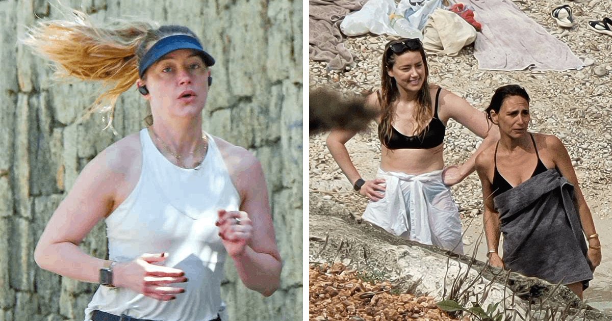 d4 4.png?resize=412,275 - EXCLUSIVE: 'Unrecognizable' Makeup-Free Amber Heard Spotted 'On The Run' In Spain