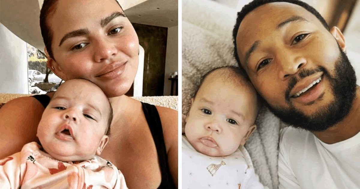 d4 5.png?resize=412,275 - EXCLUSIVE: Chrissy Teigen Slammed Online For Highlighting Her Baby Girl's 'Angel Mark' In New Photo