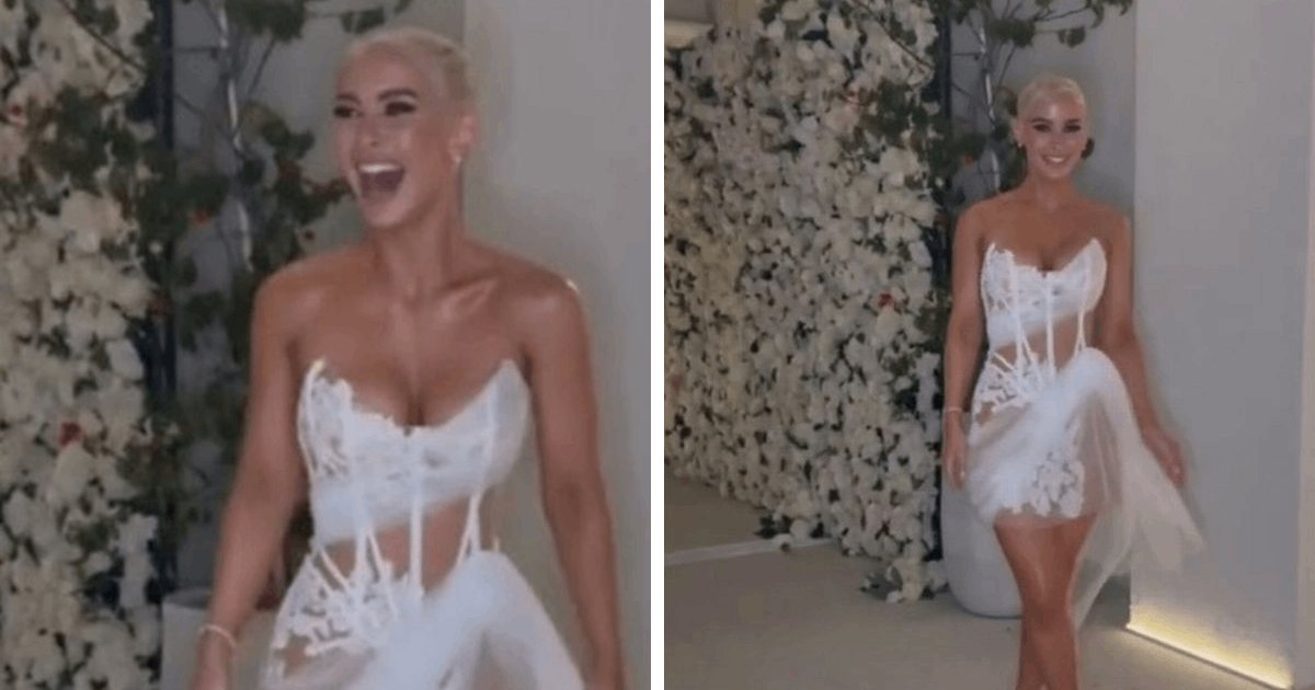 d5 2.png?resize=412,275 - EXCLUSIVE: Bride Slammed For Wearing 'Transparent' Dress At Her Own Wedding Event