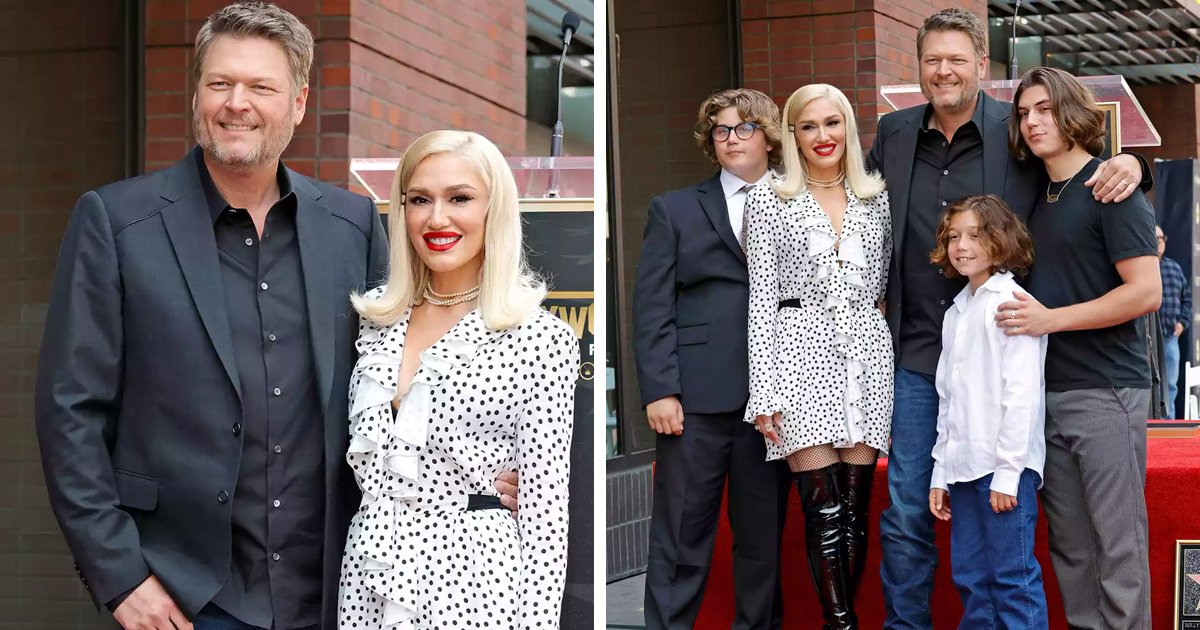 d69 1.jpg?resize=412,275 - JUST IN: Fans Swoon As Gwen Stefani Calls Blake Shelton Her 'Dream Come True' At His Hollywood Walk Of Fame Ceremony