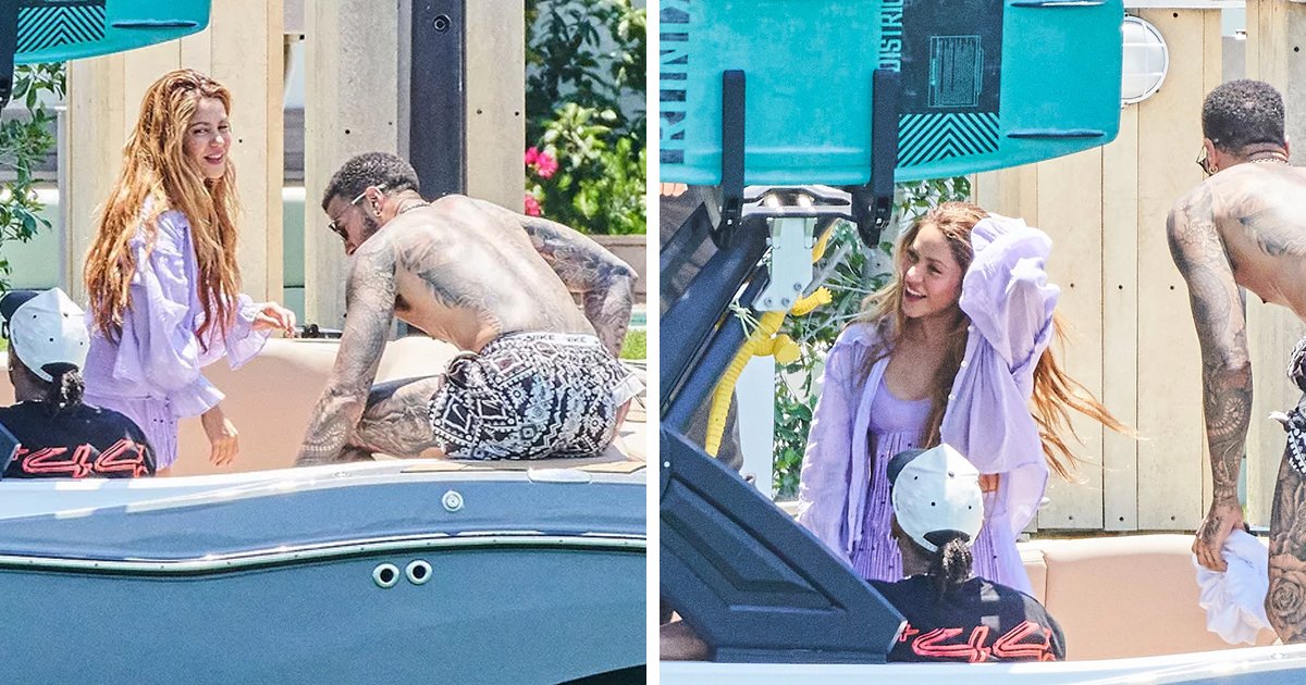 d72 1.jpg?resize=1200,630 - JUST IN: Shakira Receives Online Hate For 'Ditching Tom Cruise' For F1 Star Lewis Hamilton As Duo Pictured On Boat Outing After Miami Grand Prix