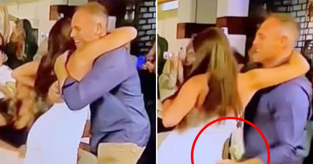 dad.jpg?resize=1200,630 - JUST IN: NFL Star Lukas Van Ness' Dad Slaps Son's Girlfriend On The Backside During NFL Draft Celebration