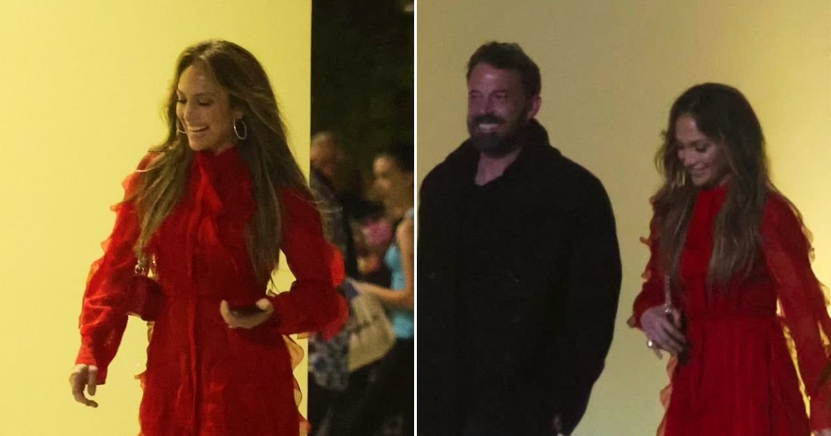 lopez4.jpg?resize=412,275 - JUST IN: Jennifer Lopez WOWS Fans As She Wears Red Dress To Attend Ben Affleck’s Youngest Daughter Seraphina's School Play