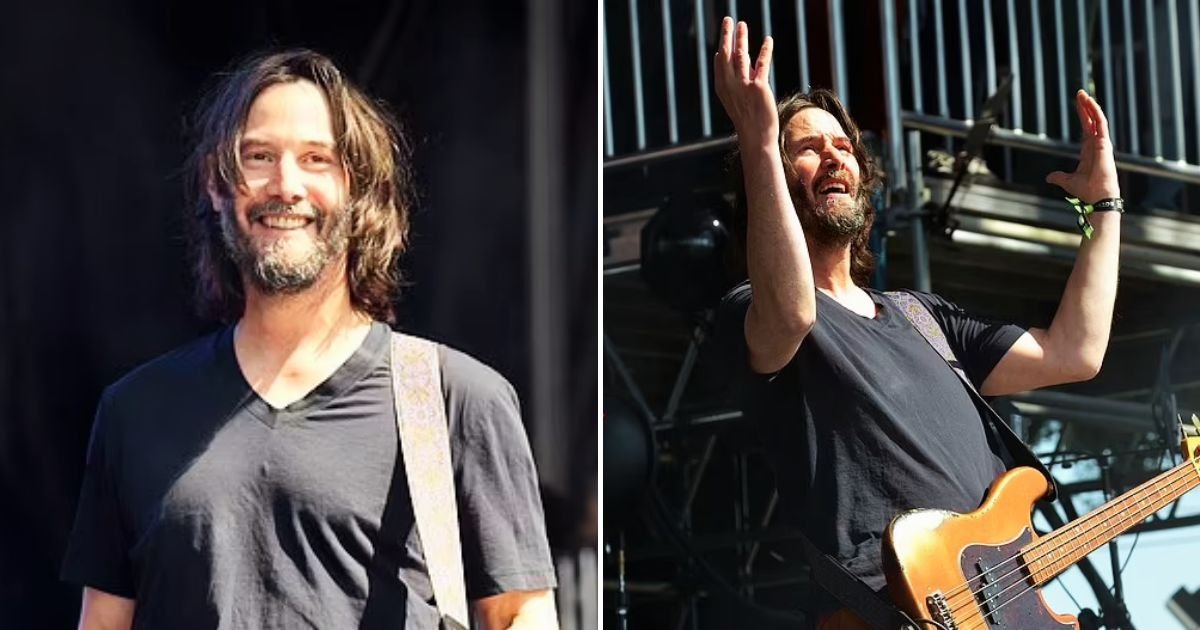 reeves5.jpg?resize=1200,630 - JUST IN: Hollywood’s Nicest Man Keanu Reeves, 58, Finally REUNITES With His Band For FIRST Public Performance In Over 20 Years