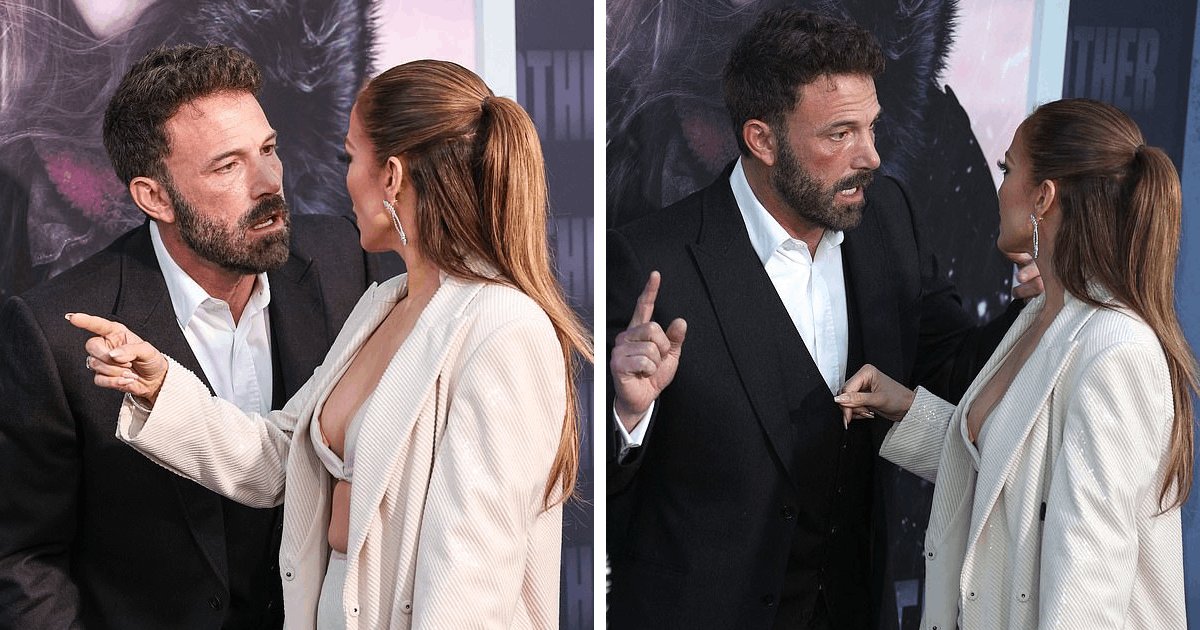 t1 40.png?resize=412,275 - EXCLUSIVE: Jennifer Lopez & Ben Affleck Seen Engaging In Another STRAINED Exchange At The Premiere For Film 'The Mother'