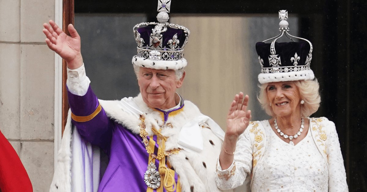 t2 35.png?resize=1200,630 - BREAKING: Newly Crowned King Charles & Queen Camilla Receive Cheers From Crowds As They Leave Westminster Abbey