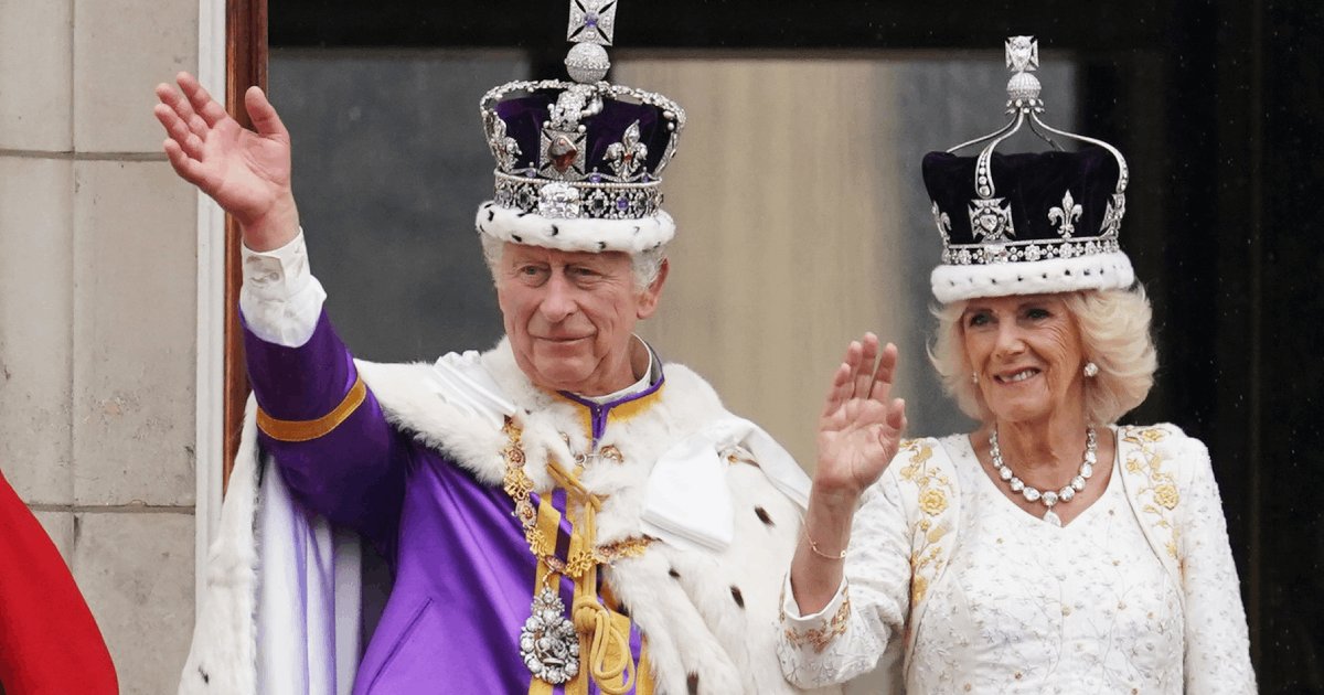t2 35.png?resize=412,275 - BREAKING: Newly Crowned King Charles & Queen Camilla Receive Cheers From Crowds As They Leave Westminster Abbey