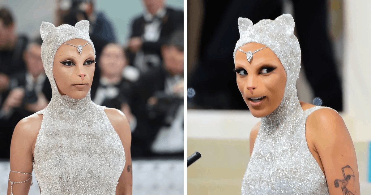 t4 32.png?resize=1200,630 - EXCLUSIVE: Doja Cat Leaves Interviewer BAFFLED As She MEOWS Through ENTIRE Red Carpet Chat At The Met Gala