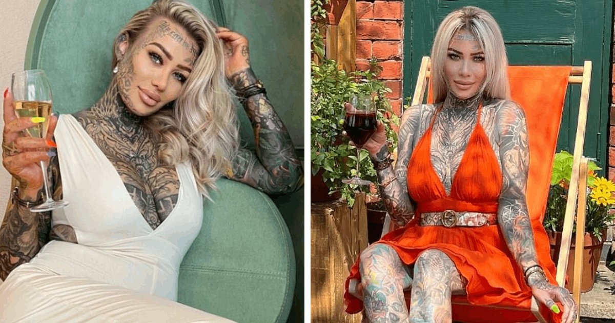 t5 30.png?resize=1200,630 - Most TATTOOED Woman Says She's TIRED Of Bars Refusing To Serve Her Drinks Based On Her Looks