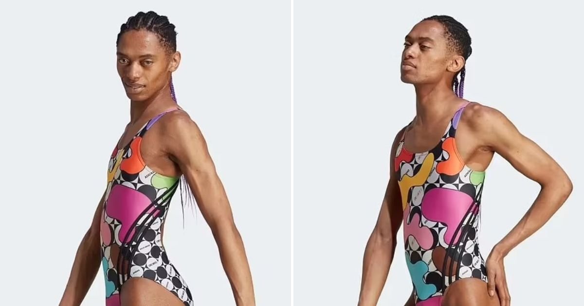 untitled design 25.jpg?resize=1200,630 - JUST IN: Adidas Launches New Women's Swimwear Featuring A MALE Model