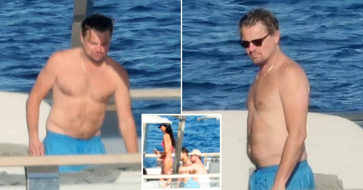 untitled design 53.jpg?resize=412,232 - Leonardo DiCaprio Shows Off His Muscular Physique As He Is Spotted Hanging Out With A Mystery Lady On A Yacht
