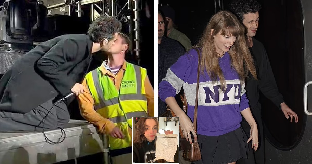 d171.jpg?resize=1200,630 - JUST IN: Taylor Swift Fans On Fire As Boyfriend Matty Healy Spotted KISSING Male Security Guard During A Performance With His Band
