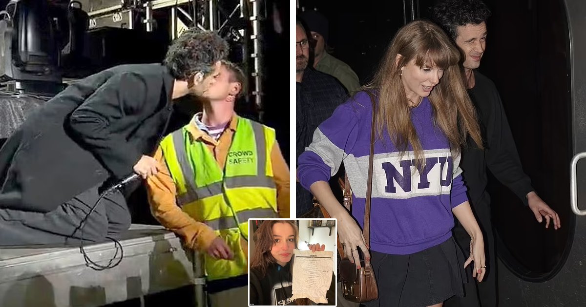 d171.jpg?resize=412,275 - JUST IN: Taylor Swift Fans On Fire As Boyfriend Matty Healy Spotted KISSING Male Security Guard During A Performance With His Band