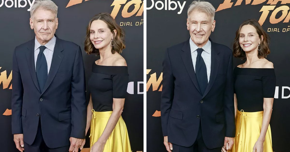 d19.jpg?resize=1200,630 - EXCLUSIVE: Harrison Ford & Calista Flockhart Kickstart Their Wedding Anniversary In Style With The Indiana Jones Premiere
