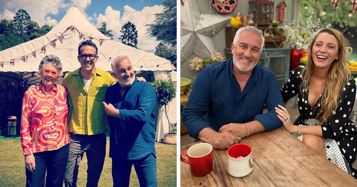d56.jpg?resize=412,275 - EXCLUSIVE: Blake Lively & Ryan Reynolds Visit Great British Bakeoff Set And Fans Can't Handle The Excitement
