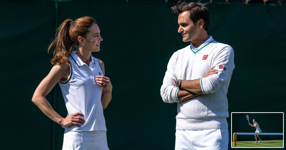 d66.jpg?resize=412,275 - JUST IN: Kate Middleton And Roger Federer Make Fans Swoon As They Head To The Tennis Court For A Quick Tennis Session