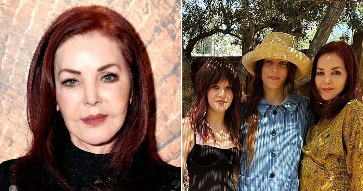 priscilla4.jpg?resize=1200,630 - JUST IN: Priscilla Presley Poses With Granddaughters After Riley Keough Agreed To Pay Her $1.4 Million Settlement