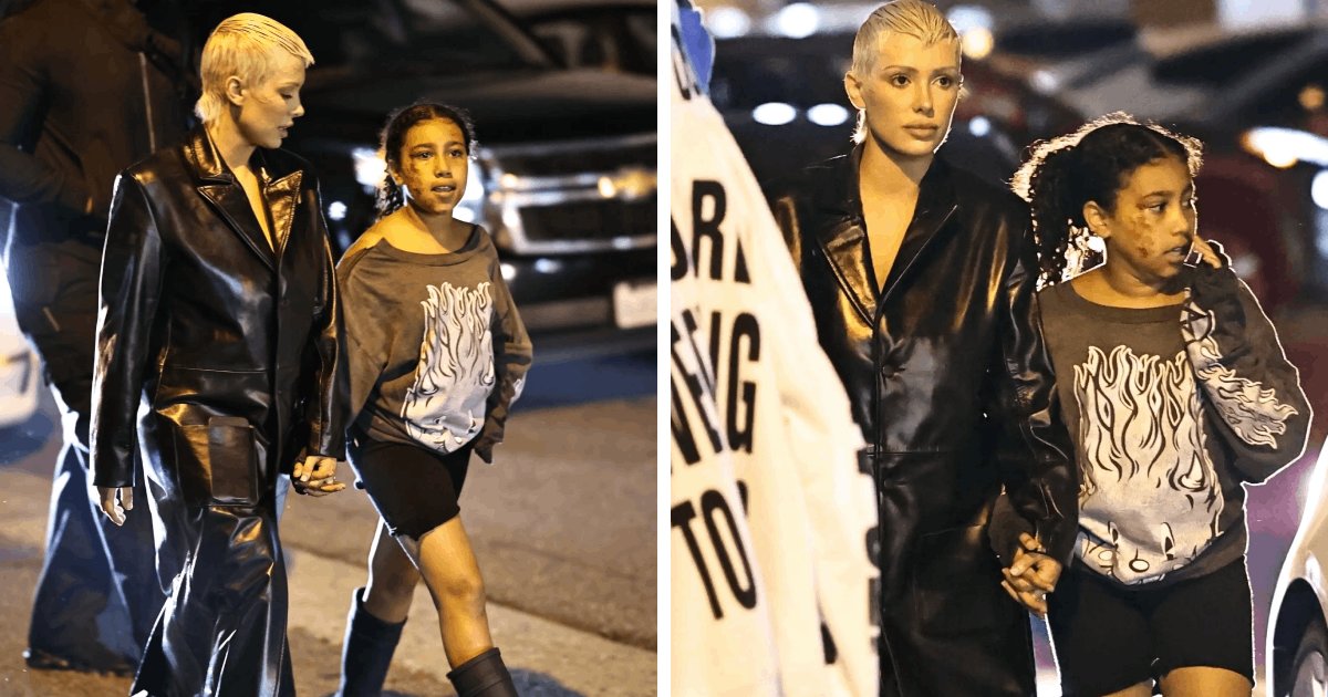 t1 3 1.png?resize=412,275 - EXCLUSIVE: Kanye West's Daughter North Gets Close To His New Wife Bianca Censori As Duo Celebrate The Rapper's 46th Birthday