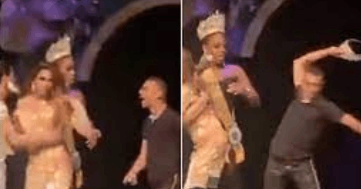 t10.png?resize=1200,630 - BREAKING: Man INVADES Beauty Pageant & Slams Crown On Stage After Wife Comes In Second Place