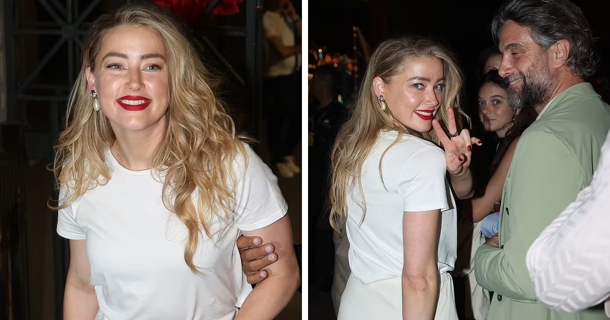 t2 11.png?resize=412,275 - EXCLUSIVE: Amber Heard Appears Radiant As Ever In A Cream Toned Ensemble While Attending Her Movie's Premiere