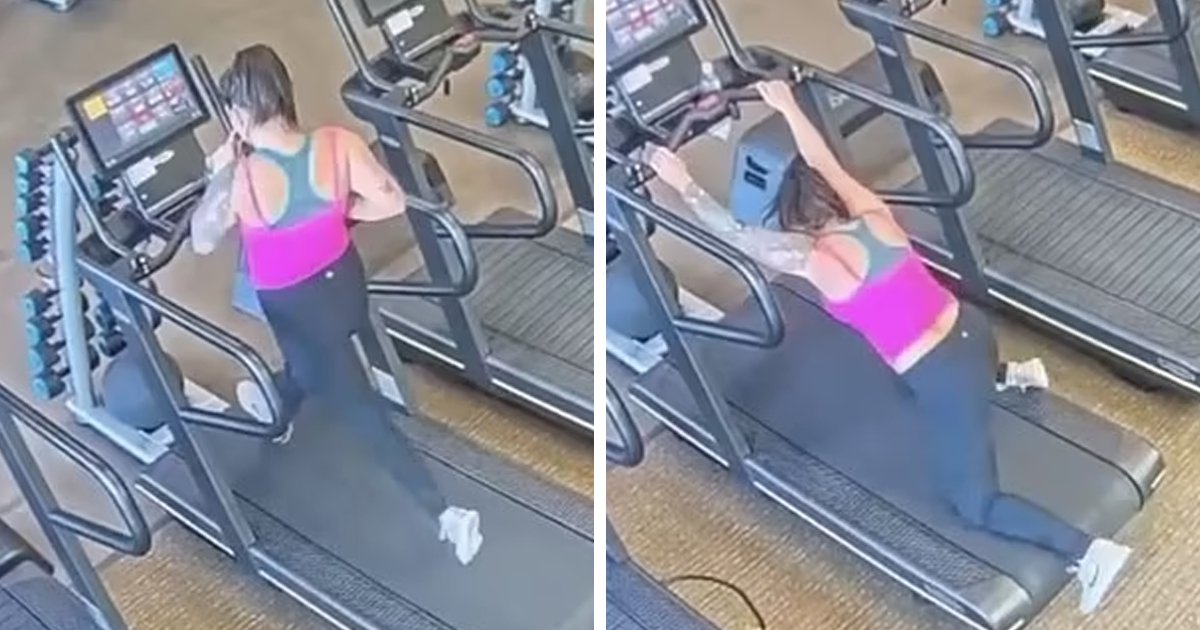 t2.jpg?resize=412,275 - EXCLUSIVE: Woman Stumbles And Falls On Treadmill While Having Her Leggings Stripped Off