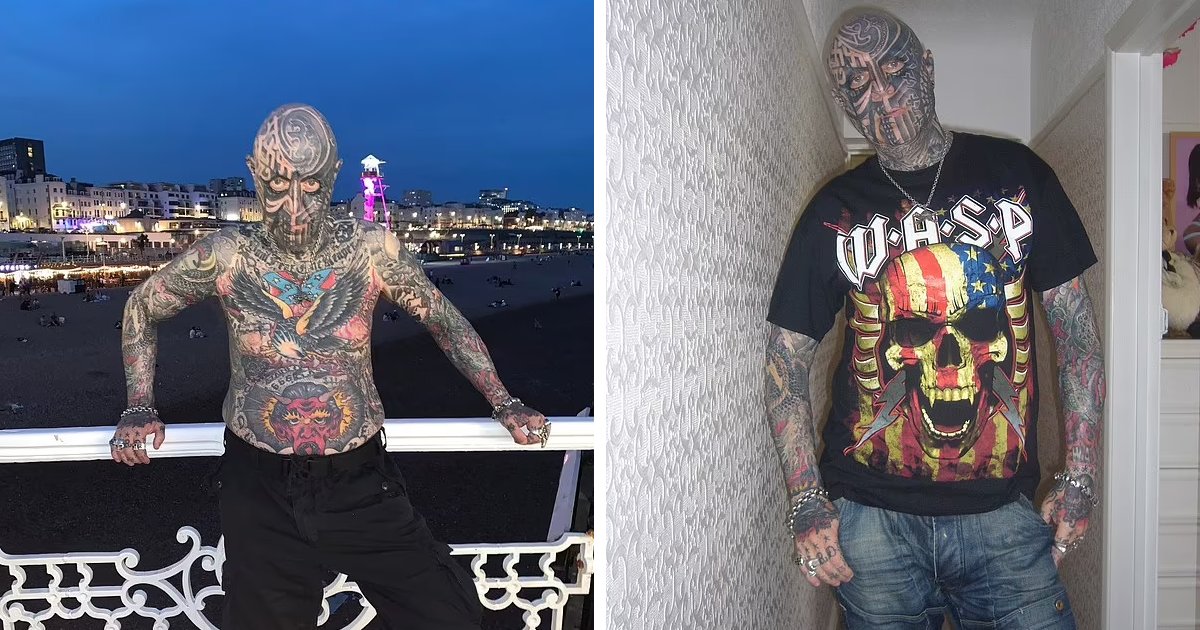 t6 13.png?resize=1200,630 - EXCLUSIVE: One Of World's 'Most Tattooed Men' Has Just 3% of His Skin Left For Inking