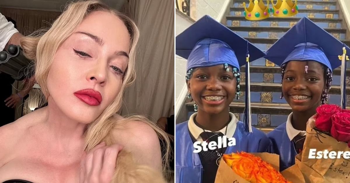 untitled design 2023 06 23t104855 113.jpg?fit=1024%2C538&ssl=1&strip=all - Proud Mom Madonna Celebrates Her Twin Daughters' Graduation