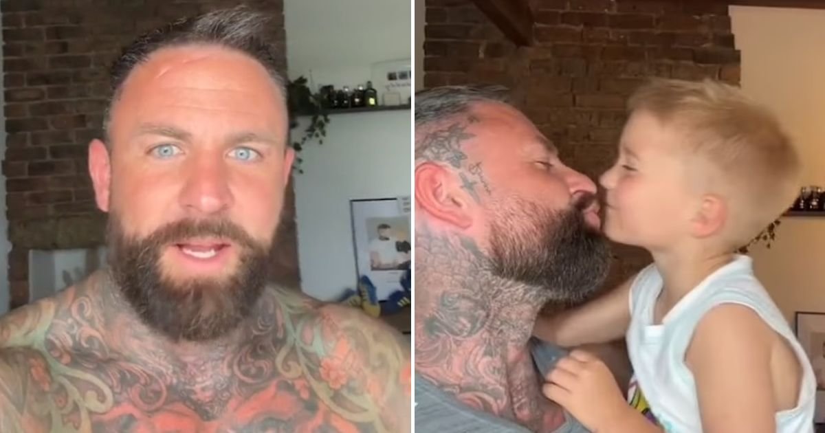 untitled design 2023 06 30t104450 596.jpg?fit=1024%2C538&ssl=1&strip=all - Father Hits BACK At Critics Who Called Him A 'Creep' For Kissing His Son On The Lips